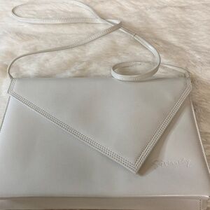 Authentic RARE VINTAGE Givenchy Signature Leather Envelope Crossbody Clutch
